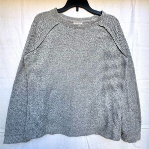 Cat & Jack Boys’ Grey Knit Pullover Sweater – Size XL (14)